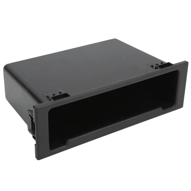Aramox Dash Radio Aufbewahrungsbox, Autoradio Audio Radio Aufbewahrungsbox 1Din Armaturenbrett Organizer Schwarz Ersatz von Aramox
