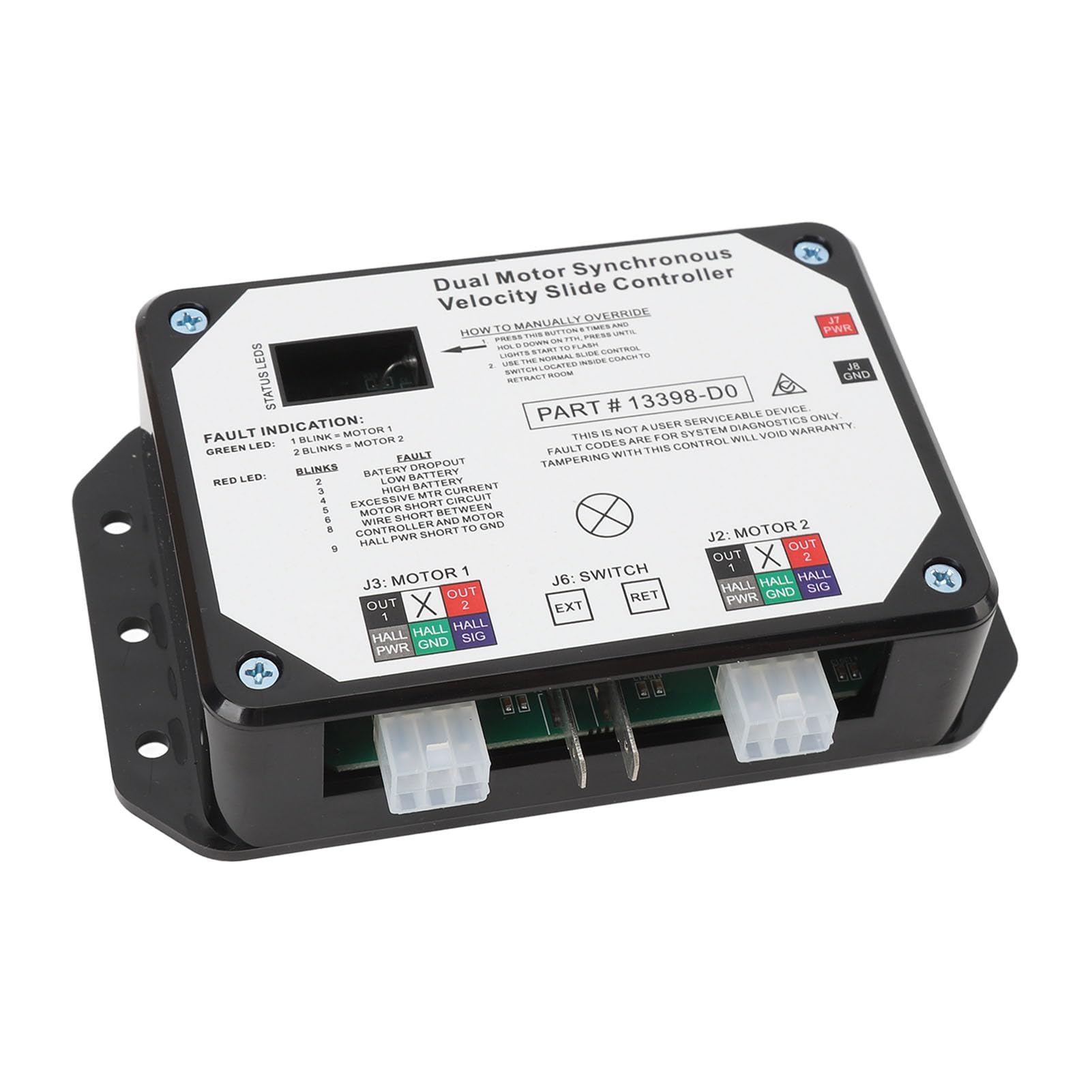 Aramox Dual Motor Synchronous Geschwindigkeits-Schleifsteuerung, Ersatz für Verschiedene In-Wand-Ausrutschen mit Beschichtung, Geeignet für L'Ippert in der Wandrutsche auf RV Aramox Dual Motor Synchronous Geschwindigkeits-Schleifsteuerung, Ersatz für Verschiedene In-Wand-Ausrutschen mit Beschichtung, Geeignet für L'Ippert in der Wandrutsche auf RV von Aramox