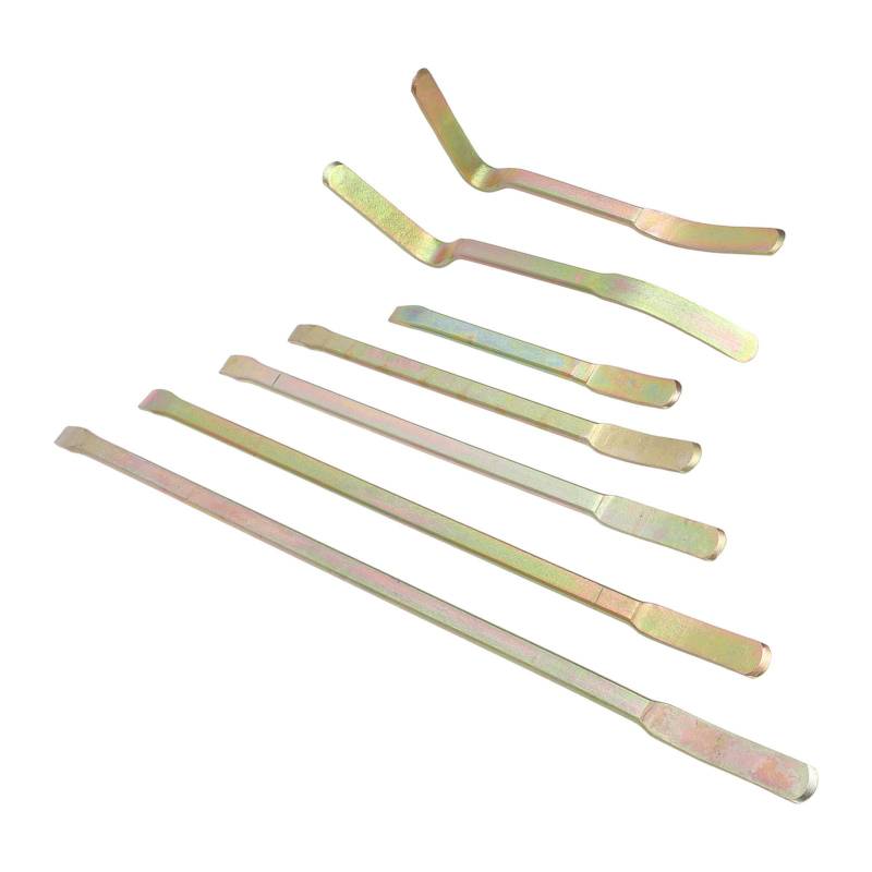 Aramox Hochleistungsautomatische Körperreparatur -Pry -Stangen -Kit, 7pcs -Trimpanel -Entfernungstromwerkzeug Zur Entfernung des Autodells mit Gebogenem und Geraftem Ende, von Aramox