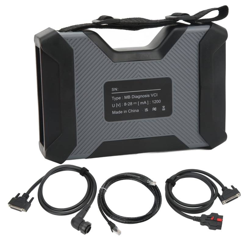 Aramox SUPER MB PRO M6 Diagnosetool, SUPER MB PRO M6 Wireless Star Diagnosetool mit Multiplexer Lan und OBD2 16pin Kabelersatz für -Benz (Mit Box) von Aramox