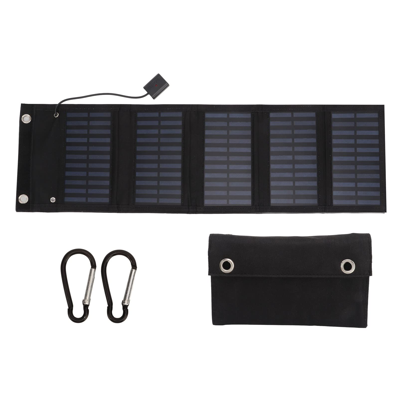 Aramox Solarmodul, Monokristallines Silizium 25 W Solarfalttasche Solarladegerät mit USB-Anschluss für Laptops Autobatterien Wagen Busse Schiffe 5,5 V Aramox Solarmodul, Monokristallines Silizium 25 W Solarfalttasche Solarladegerät mit USB-Anschluss für Laptops Autobatterien Wagen Busse Schiffe 5,5 V von Aramox
