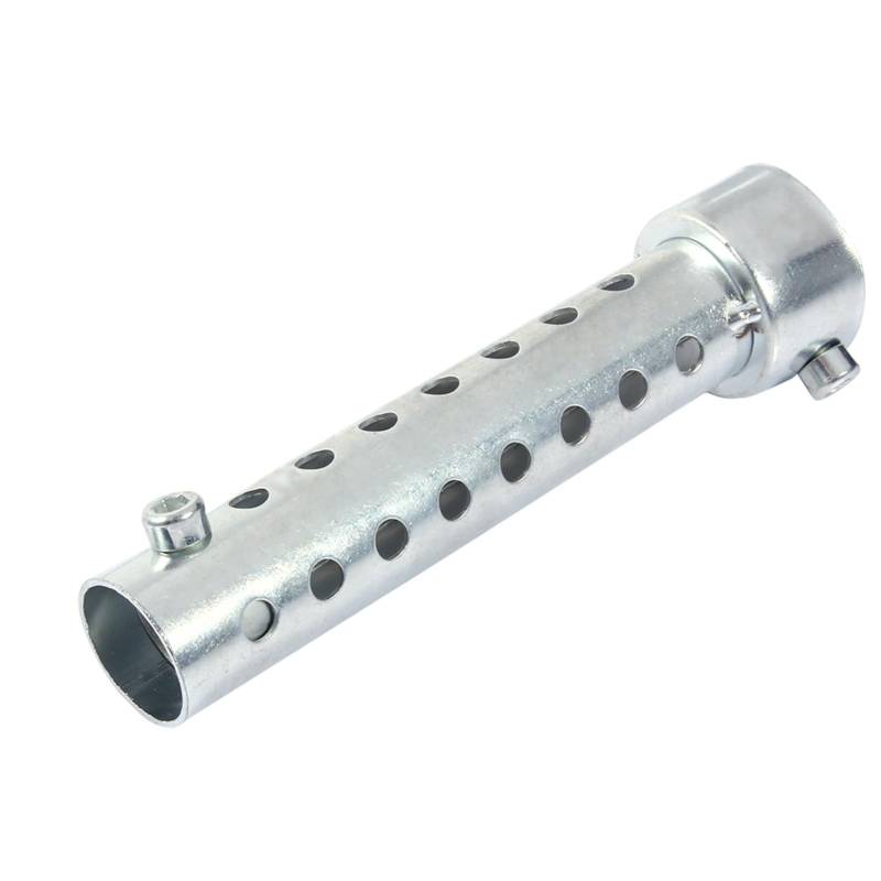 Aramox Motorrad Sound Eliminator, Motorrad Auspuff Schalldämpfer 35mm, Universal-Motorrad-Auspuff Kann DB-Killer-Schalldämpfer-Schalldämpfer-Einsatz 42 MM, Silber (35mm) von Aramox