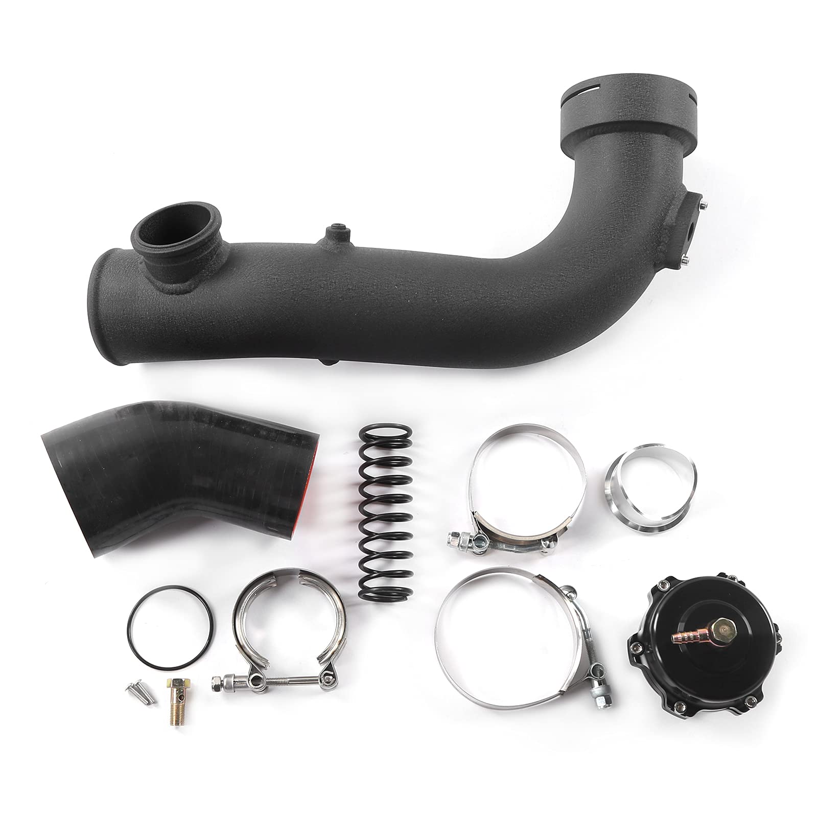Aramox Turbo Ladeluftkühler, Turbo Air Intake Hard Pipe Kit Turboladerrohr Air Cooling Intake OEM C-Clip CNC Fit für N54 E88 E90 E91 E92 E93 Aramox Turbo Ladeluftkühler, Turbo Air Intake Hard Pipe Kit Turboladerrohr Air Cooling Intake OEM C-Clip CNC Fit für N54 E88 E90 E91 E92 E93 von Aramox