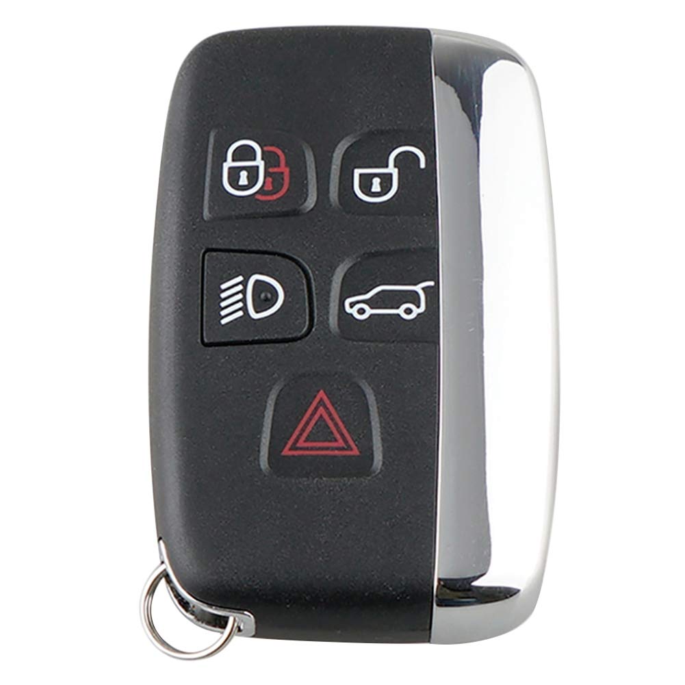 Auto Fernschlüsselkasten, ABS Schlüsselanhänger Fall 5 Gummiknopf-intelligentes Auto Fernschlüsselanhänger Kasten Abdeckungs Shell von Aramox