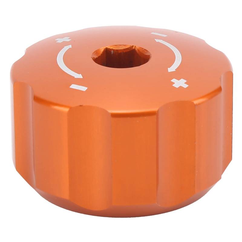 Drehknopf, CNC Aluminium Drehknopf Einstellschraube für Stoßdämpfer Hinten für 950/990 Adventure(Orange) von Aramox