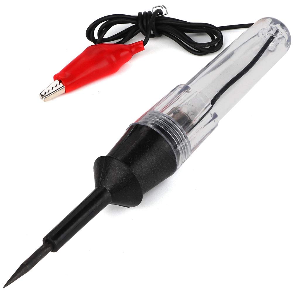 Elektrischer Teststift, 6-12-24 V Auto Elektrische Spannung Teststift Licht Lampe Stromkreis Tester Detektor Sonde von Aramox