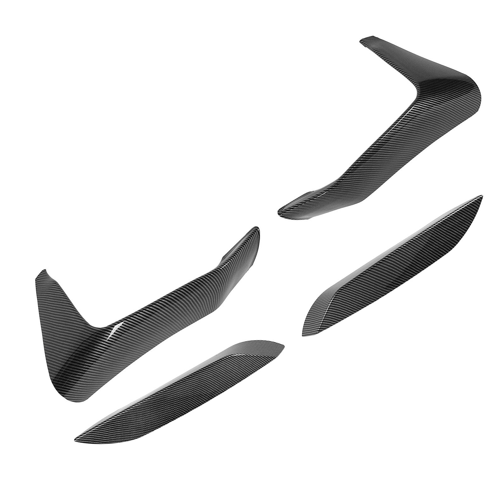 Frontstoßstangensplitter für F80 F82 F83 M3 M4. Verbesserte Aerodynamik, Stilvolles und Sportliches Design, Langlebige ABS-Konstruktion, Entworfen für F80 M3 2014–2021, Passend Frontstoßstangensplitter für F80 F82 F83 M3 M4. Verbesserte Aerodynamik, Stilvolles und Sportliches Design, Langlebige ABS-Konstruktion, Entworfen für F80 M3 2014–2021, Passend von Aramox