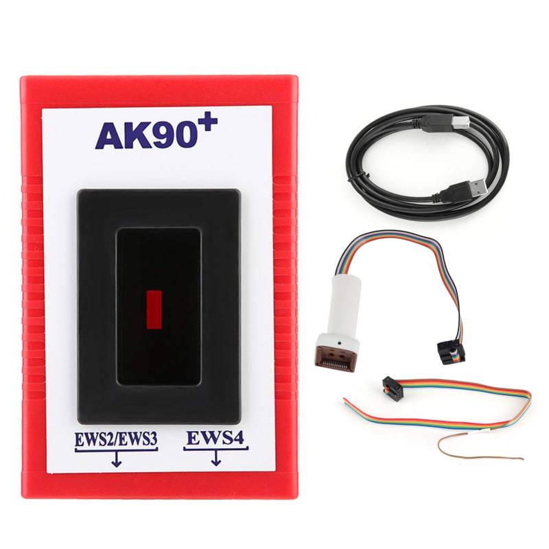 Key Programmer Tool, AK90 + Auto Key Programmer V3.19 Übereinstimmungsdiagnose-Tool für EWS AK90 Key-PROG von Aramox