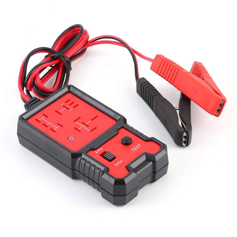 Kfz-Relais-Tester, 12-V-Elektronik-Relais-Tester Professioneller Kfz-Batterieprüfer Auto-Diagnose-Tool von Aramox