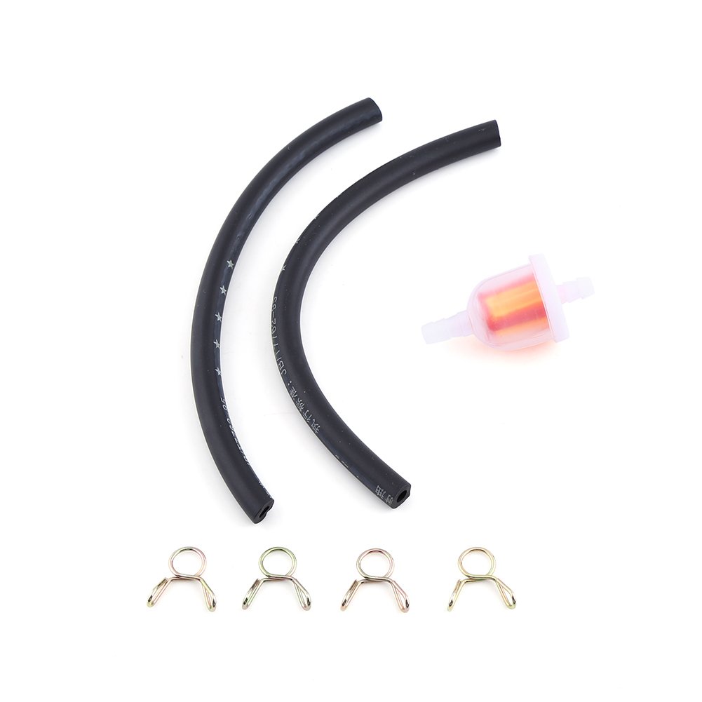 Mini Spritfilter Kraftstofffilter Kleiner Motor, Universal Pocket Bike Benzinfilter Pocket Bike Kraftstofffilter Vorfilter Inline Gas Motorrad Benzin Inline Kraftstofffilter Kit Mit Schlauchschellen Mini Spritfilter Kraftstofffilter Kleiner Motor, Universal Pocket Bike Benzinfilter Pocket Bike Kraftstofffilter Vorfilter Inline Gas Motorrad Benzin Inline Kraftstofffilter Kit Mit Schlauchschellen von Aramox