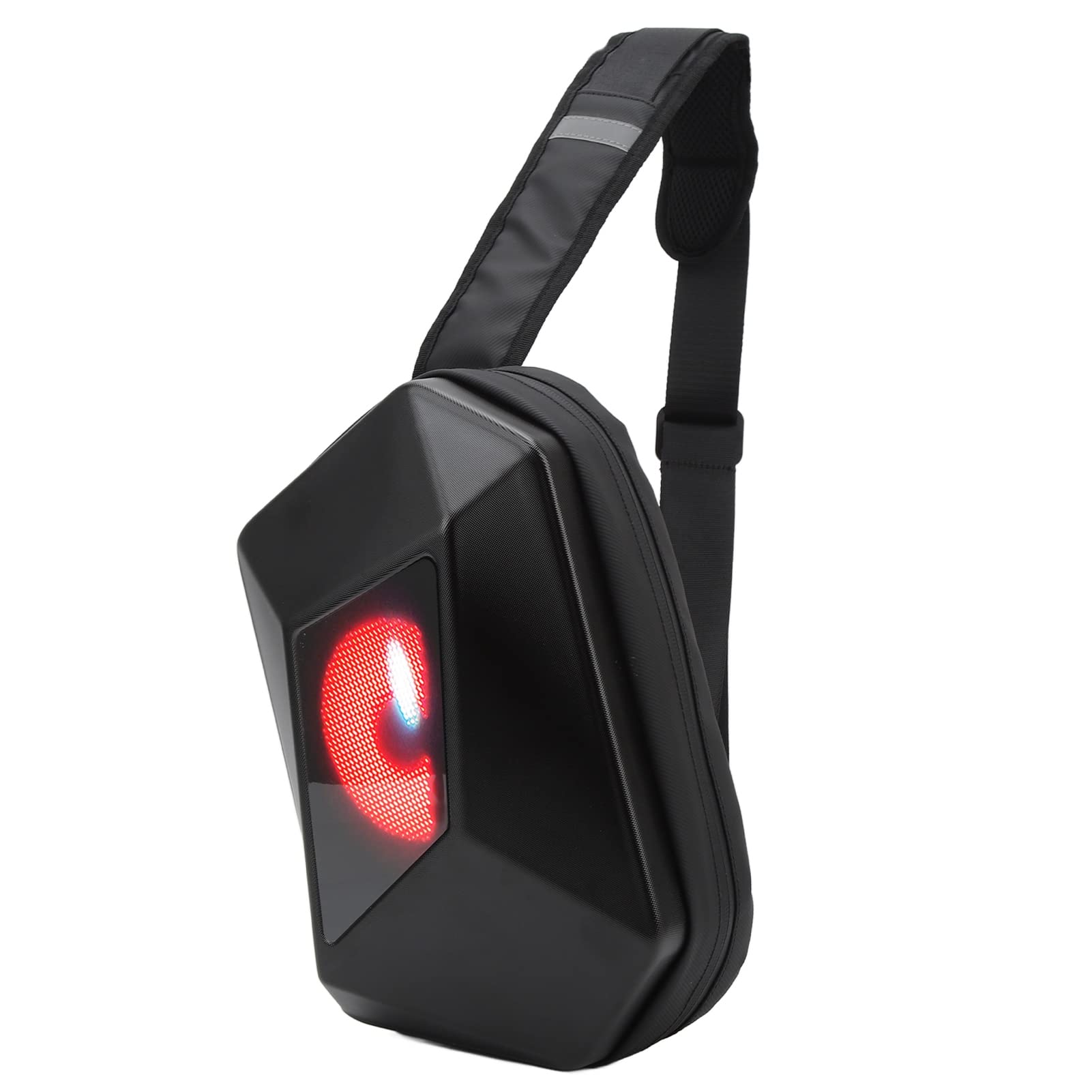 LED-Display-Rucksack mit Programmierbarem Bildschirm, DIY Programmierbarer LED-Reiserucksack, Motorrad-Rucksack für Männer oder Frauen, mit APP-Steuerung von Aramox