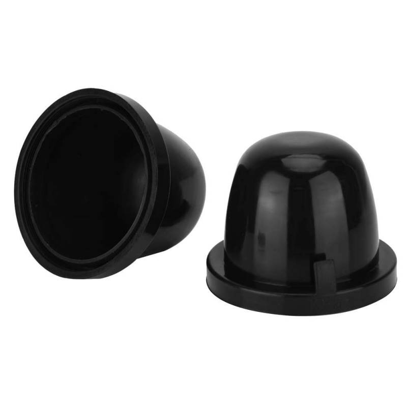 LED-Scheinwerfer, 2Pcs 85mm LED Scheinwerfer Auto Staubschutzkappe schwarzes Gummigehäuse wasserdicht von Aramox