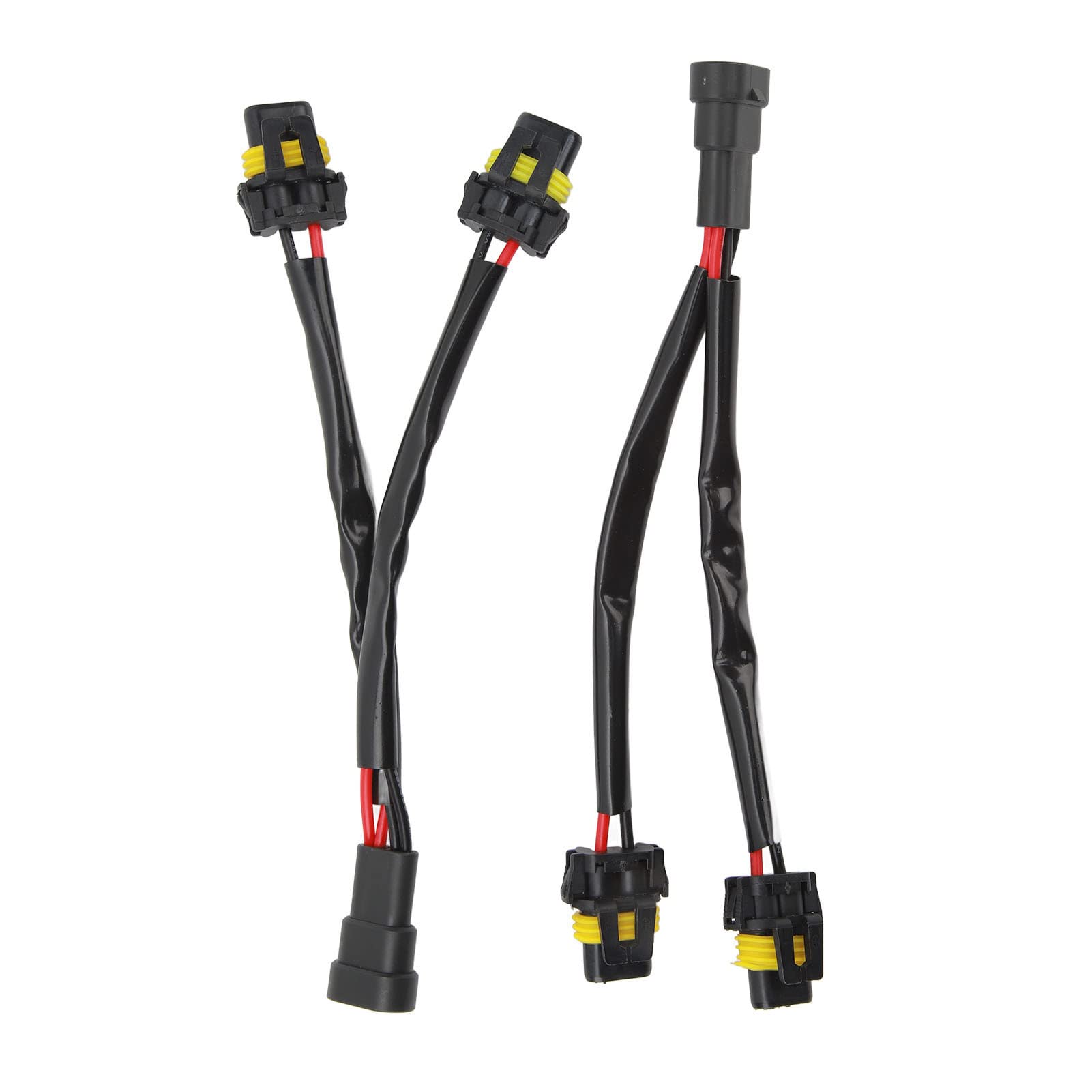 LKW-Pickup-LED-Scheinwerfer, 2-Wege-Splitter-Kabelbaum, 2 Stück, 9005, 9006, Stecker auf Buchse, Verbesserte Funktionalität des Scheinwerfers LKW-Pickup-LED-Scheinwerfer, 2-Wege-Splitter-Kabelbaum, 2 Stück, 9005, 9006, Stecker auf Buchse, Verbesserte Funktionalität des Scheinwerfers von Aramox