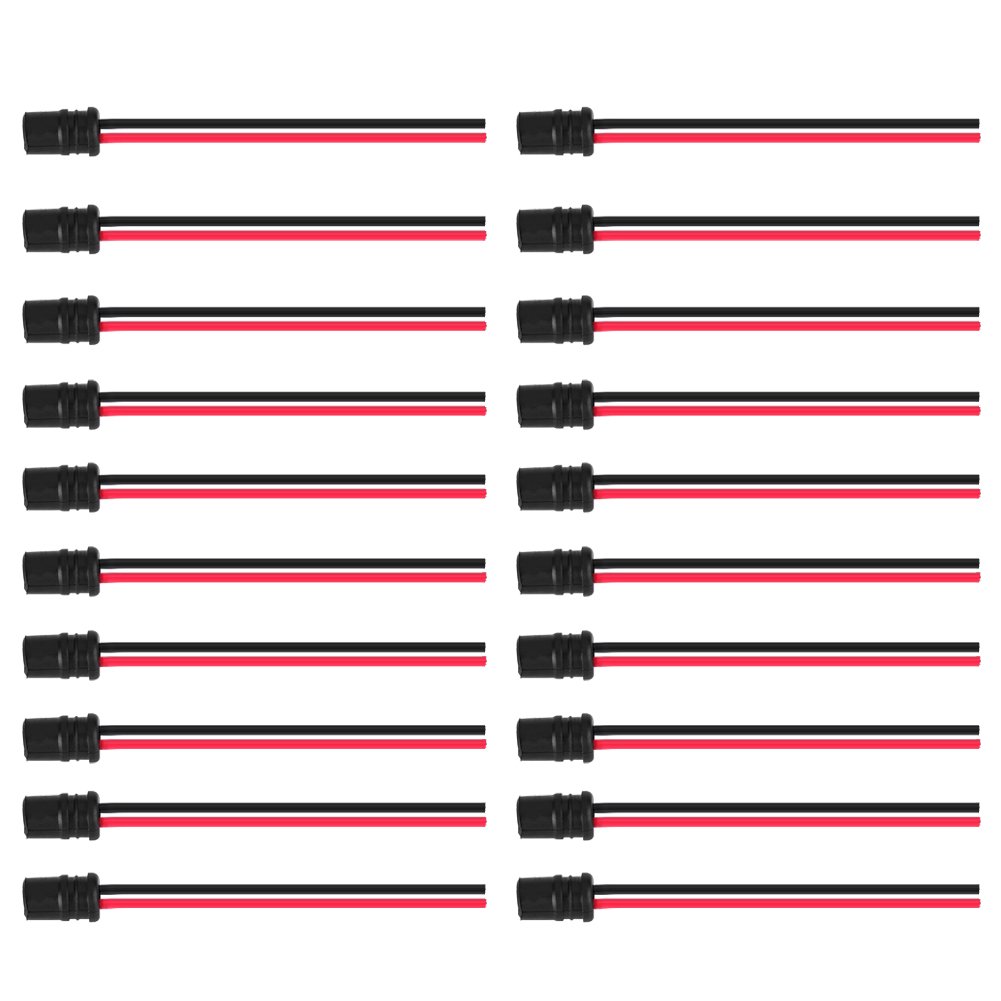 Lampenfassung Halterung, 20 Stück T10 W5W Glühbirnen Verlängerung Sockelhalterung Stecker Weichgummi für Autos Fahrräder Boote Lampenfassung Halterung, 20 Stück T10 W5W Glühbirnen Verlängerung Sockelhalterung Stecker Weichgummi für Autos Fahrräder Boote von Aramox