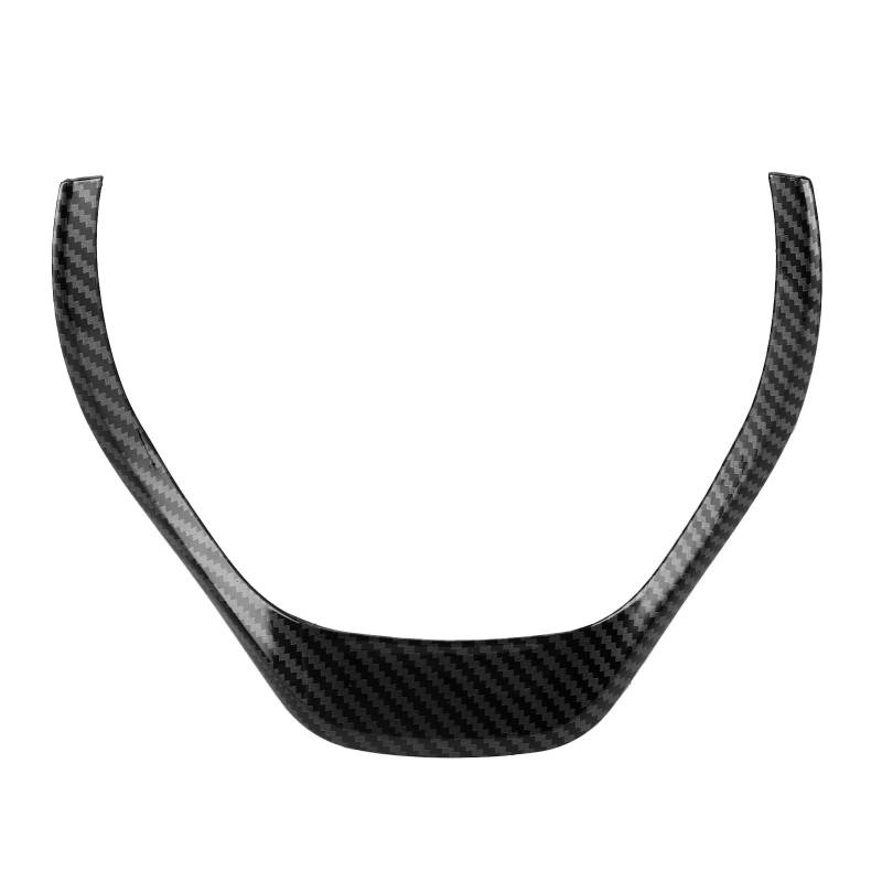 Lenkradverkleidung, Lenkradverkleidung Auto Modifizierte Innenteile Passend für 3er Serie 4 Serie F30 F31 F34 F32 Zierrahmen für Lenkrad (Glänzend schwarz) von Aramox