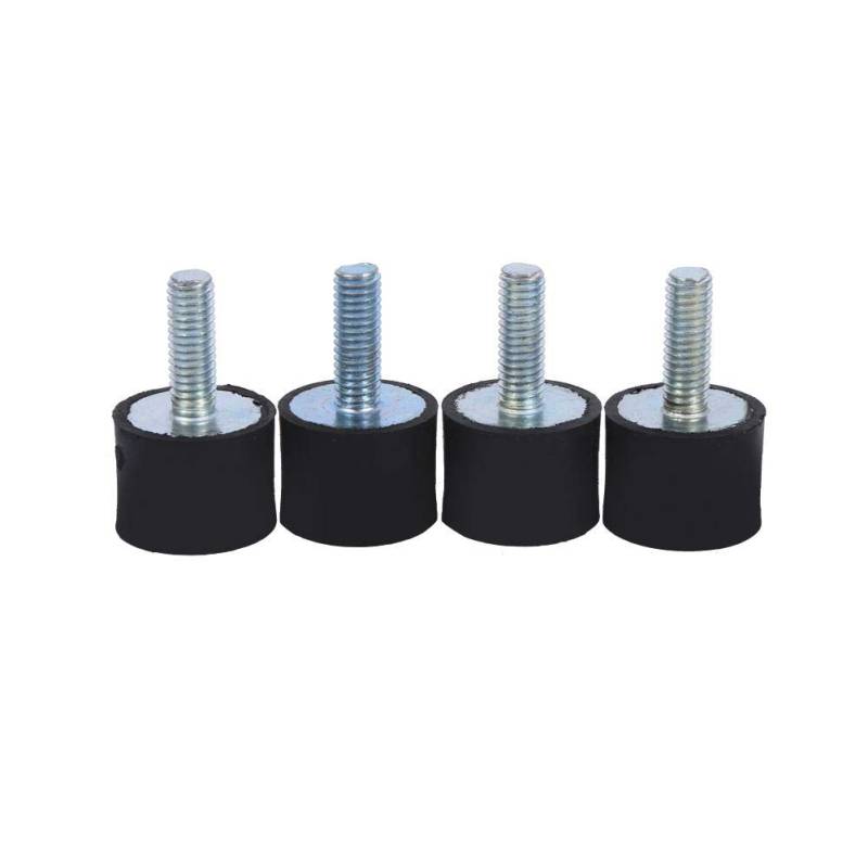 Aramox M8 M6 Gummihalterungen Stoßdämpfer Vibration Isolatorhalterungen Anti Vibration Silentblock Spulen Auto Bootspulen (4 STÜCK)(VD20*15 M6*18) von Aramox