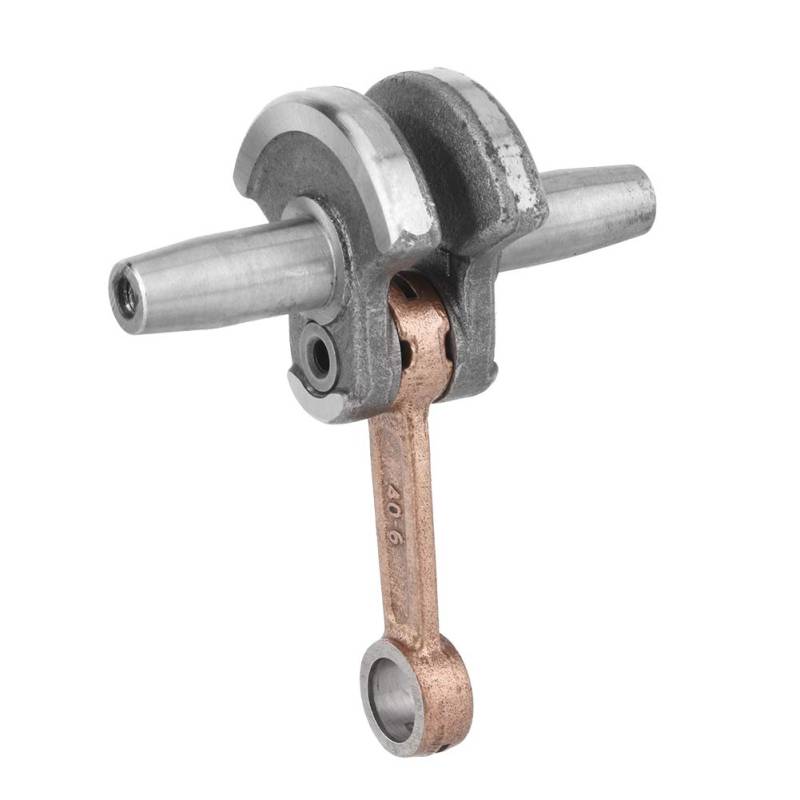 Motor Kurbelwelle, 40 mm/1,5 Zoll Motorhalbkreis Kurbelwelle Gebogene Achse Passend für 47ccm 49ccm Mini Pocket Bike von Aramox