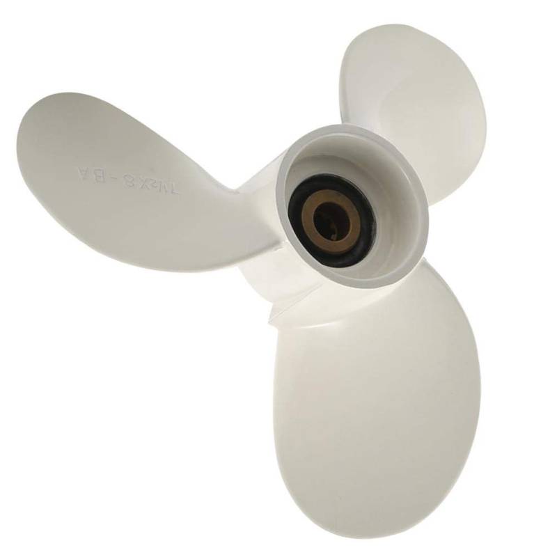 Motor Propeller, 3-Blatt-Motor-Propeller, 7 1/2 x 8 BA 3 Blatt Aluminium Propeller Außenborder für 4TE 5PS von Aramox