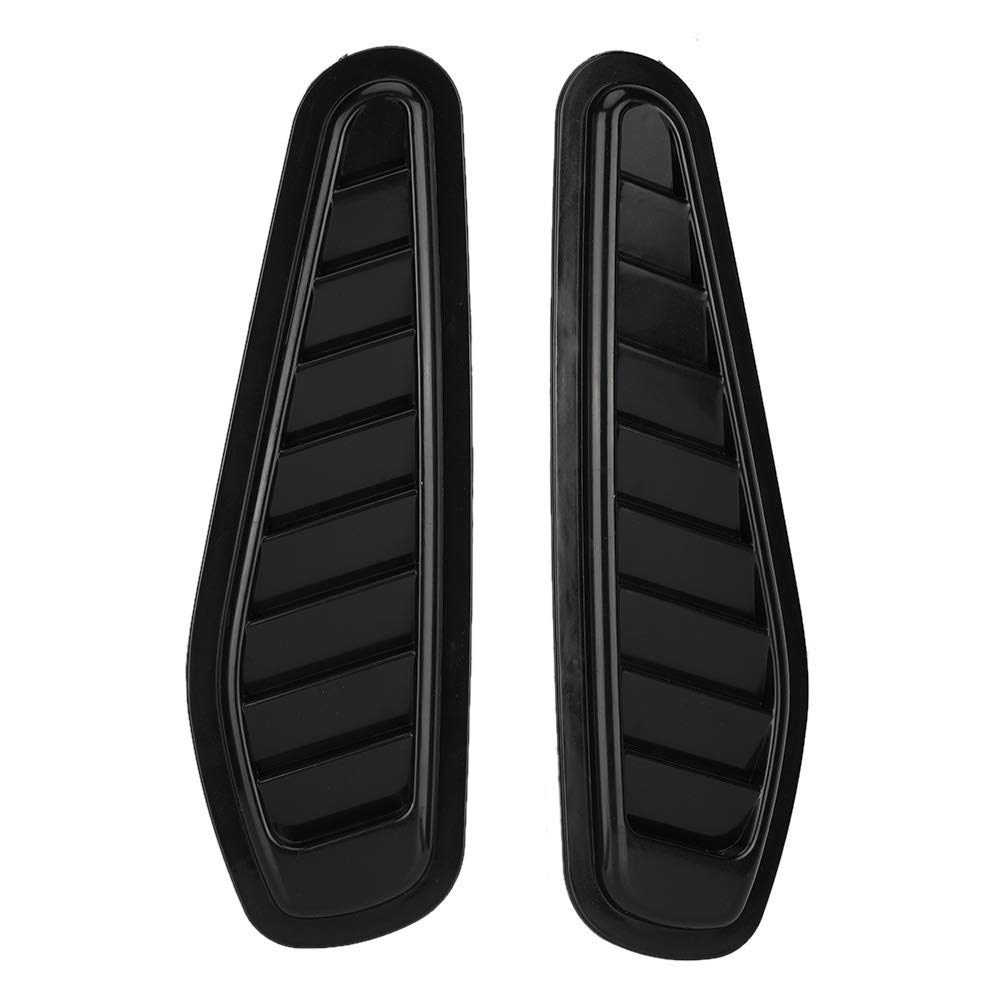 Motorhaube Abdeckung, 2er Auto Lufteinlass dekorative Schaufel Bonnet Vent Hood Cover Universal Motorhaube Abdeckung, 2er Auto Lufteinlass dekorative Schaufel Bonnet Vent Hood Cover Universal von Aramox