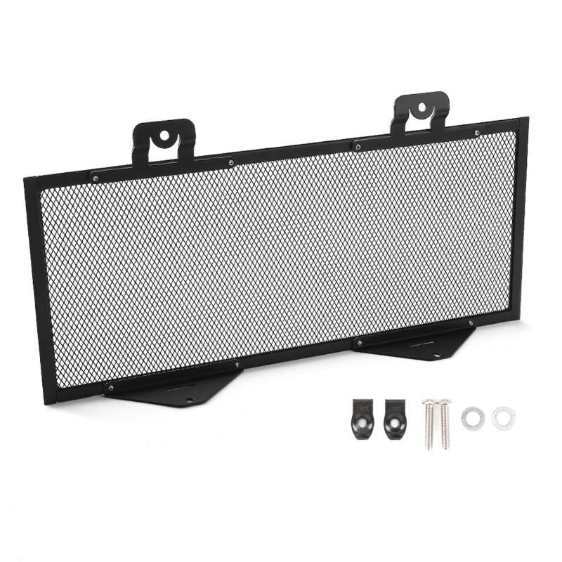 Motorradkühler -Kühlerschaftsschutz -Mesh, Schwarzpulver -Kühlergrilllüftungsöffnungen für 600 900 Rallye, Industrielle Festigkeit, Einfache Installation, Maximaler Schutz von Aramox