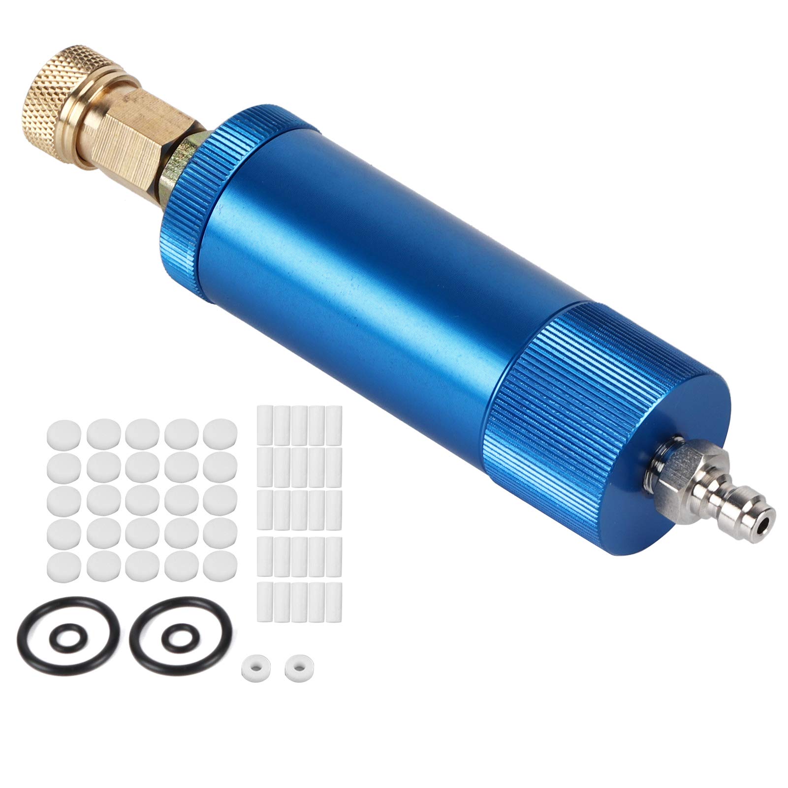 Ölabscheider Filter, Druck PCP-Handpumpe Luftkompressor-Filter Feuchtigkeitsfalle Öl-Wasser-Abscheider-Regler mit Innen- und Außengewinde Ölabscheider Filter, Druck PCP-Handpumpe Luftkompressor-Filter Feuchtigkeitsfalle Öl-Wasser-Abscheider-Regler mit Innen- und Außengewinde von Aramox