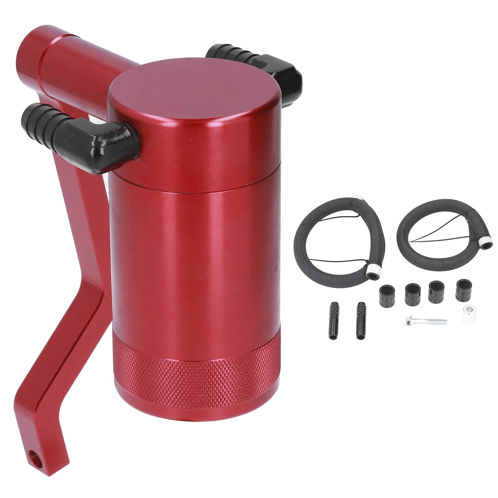 Oil Catch Can Kit, Oil Catch Can Kit Z Halterung Billet Aluminium Rot Ersatz für Charger Challenger 2011-2021 6.4L von Aramox