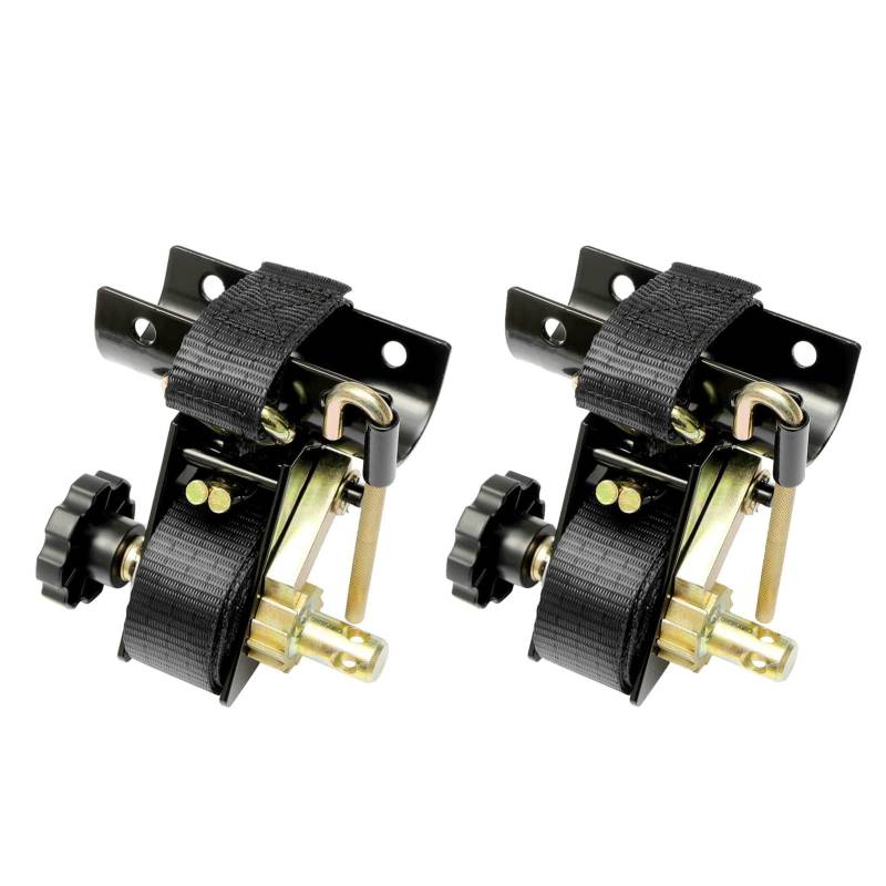 Robustes Design, 500 Lbs Ladekapazität, Polyethylen-Gurtband, Benutzerfreundlicher Mechanismus, Hochfeste Komponenten für Anhänger, Dienstprogramm, Boot, Dachträger, J-Haken, Vielseitige Mount von Aramox