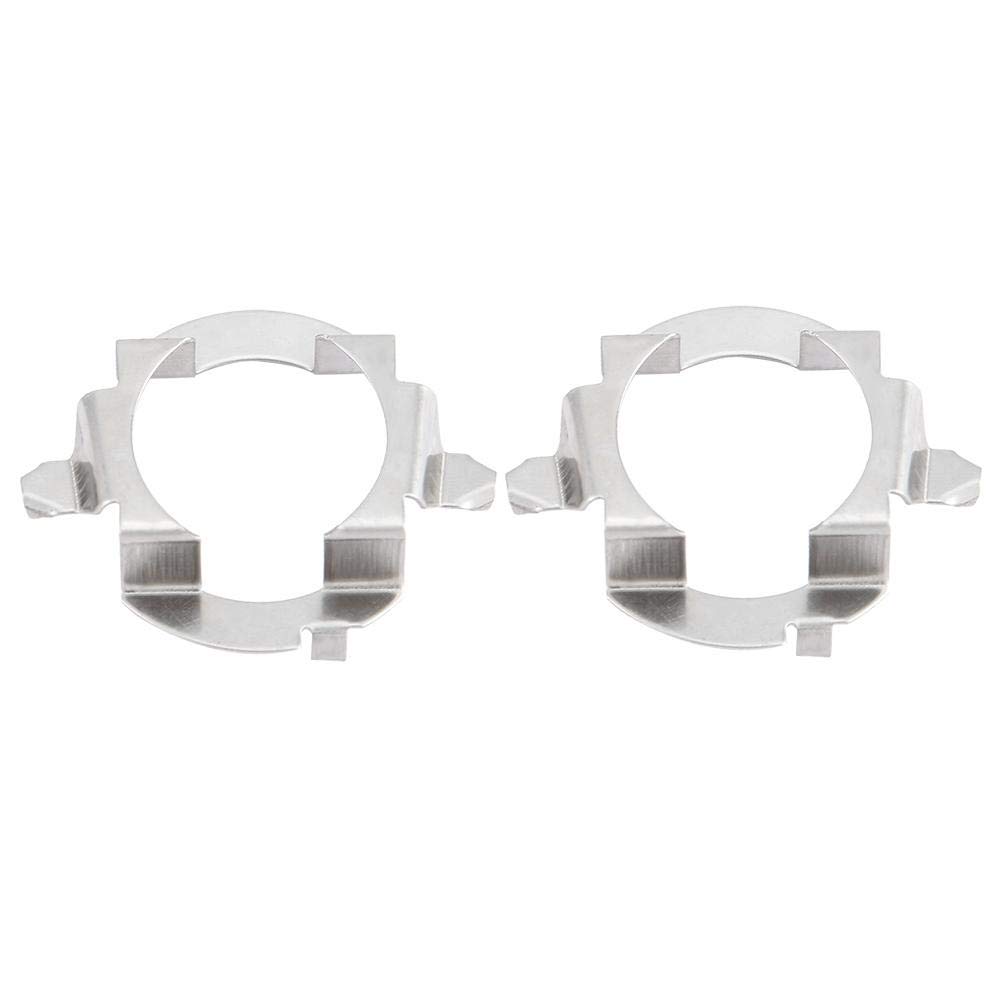 Scheinwerferhalterung Adapter Für Auto, H7 LED-Lampenfußclips Adapterhalter Halterung, 2 Stück LED Autoscheinwerfer Lampenadapter Halter Scheinwerferhalterung Adapter Für Auto, H7 LED-Lampenfußclips Adapterhalter Halterung, 2 Stück LED Autoscheinwerfer Lampenadapter Halter von Aramox