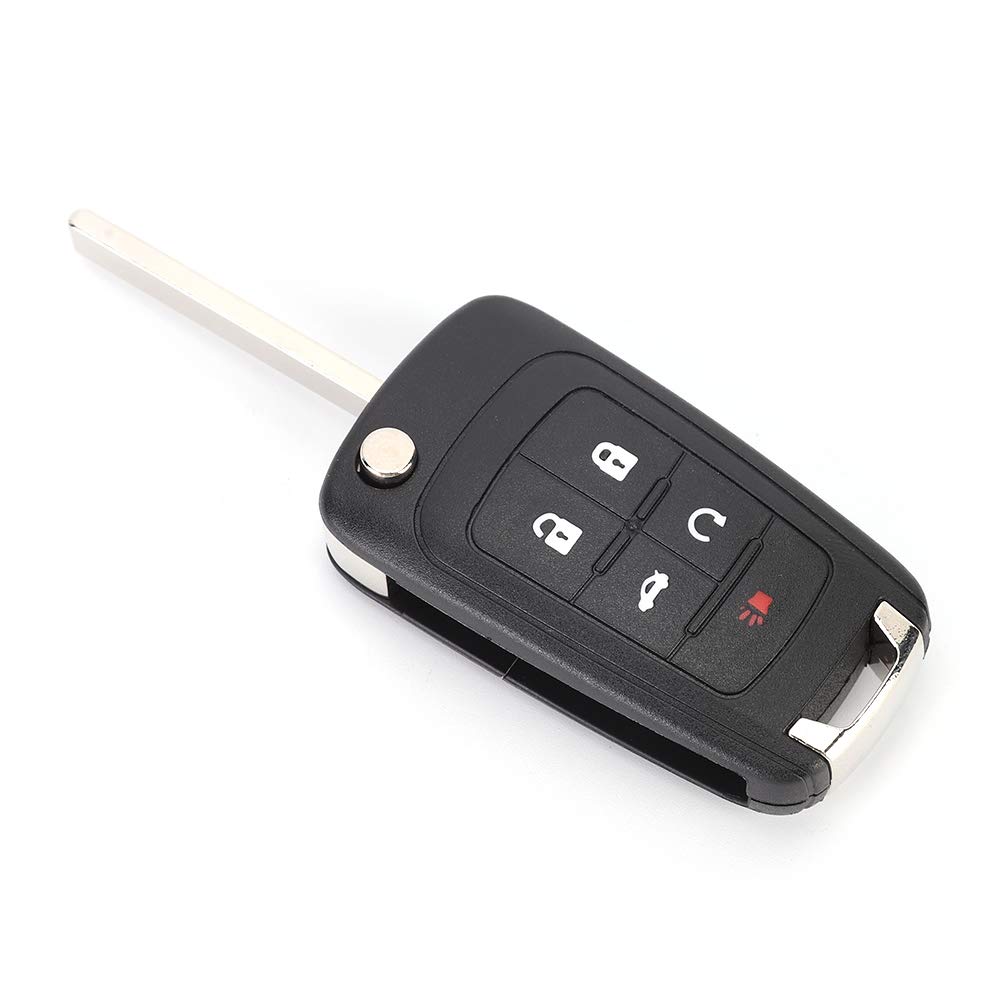 Schlüsselgehäuse, 5 Tasten Flip Remote Schlüsselanhänger Fall Abdeckung Schlüsselanhänger Abdeckung Fall Ersatz für Camaro 2010-2013 Cruze 2011-2013 Auto-Schlüssel-Etui Schlüsselgehäuse, 5 Tasten Flip Remote Schlüsselanhänger Fall Abdeckung Schlüsselanhänger Abdeckung Fall Ersatz für Camaro 2010-2013 Cruze 2011-2013 Auto-Schlüssel-Etui von Aramox