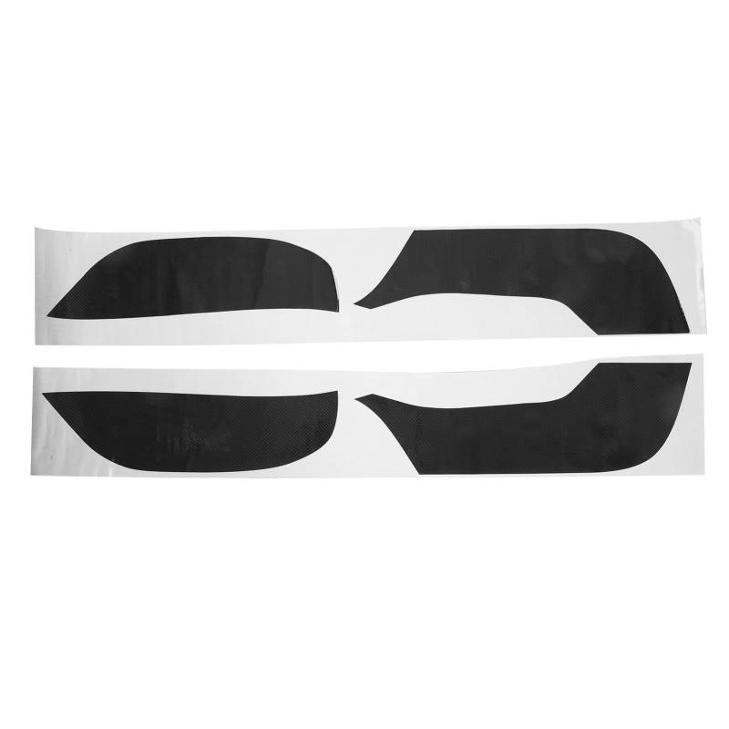 Tür-Anti-Kick-Aufkleber, 4 Teile/Set, Carbon-Faser-Tür-Anti-Kick-Pad-Aufkleber, Schutzaufkleber, Kompatibel mit von Aramox
