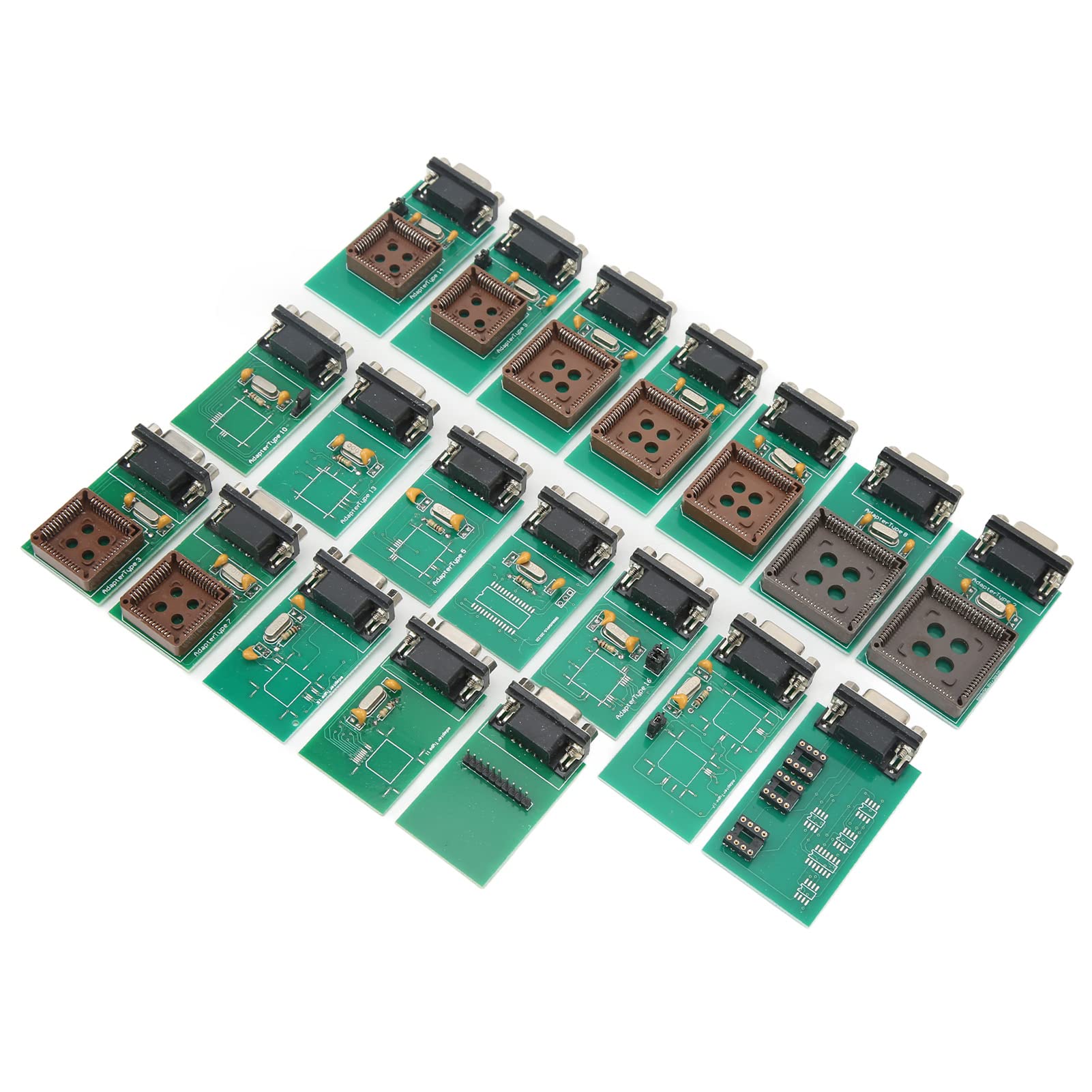 UPA-Adapter, 19-teiliger UPA-Volladapter-Programmier-Eeprom-Board-Clip-Adapter für Alle UPA-USB-Programmierer UPA-Adapter, 19-teiliger UPA-Volladapter-Programmier-Eeprom-Board-Clip-Adapter für Alle UPA-USB-Programmierer von Aramox