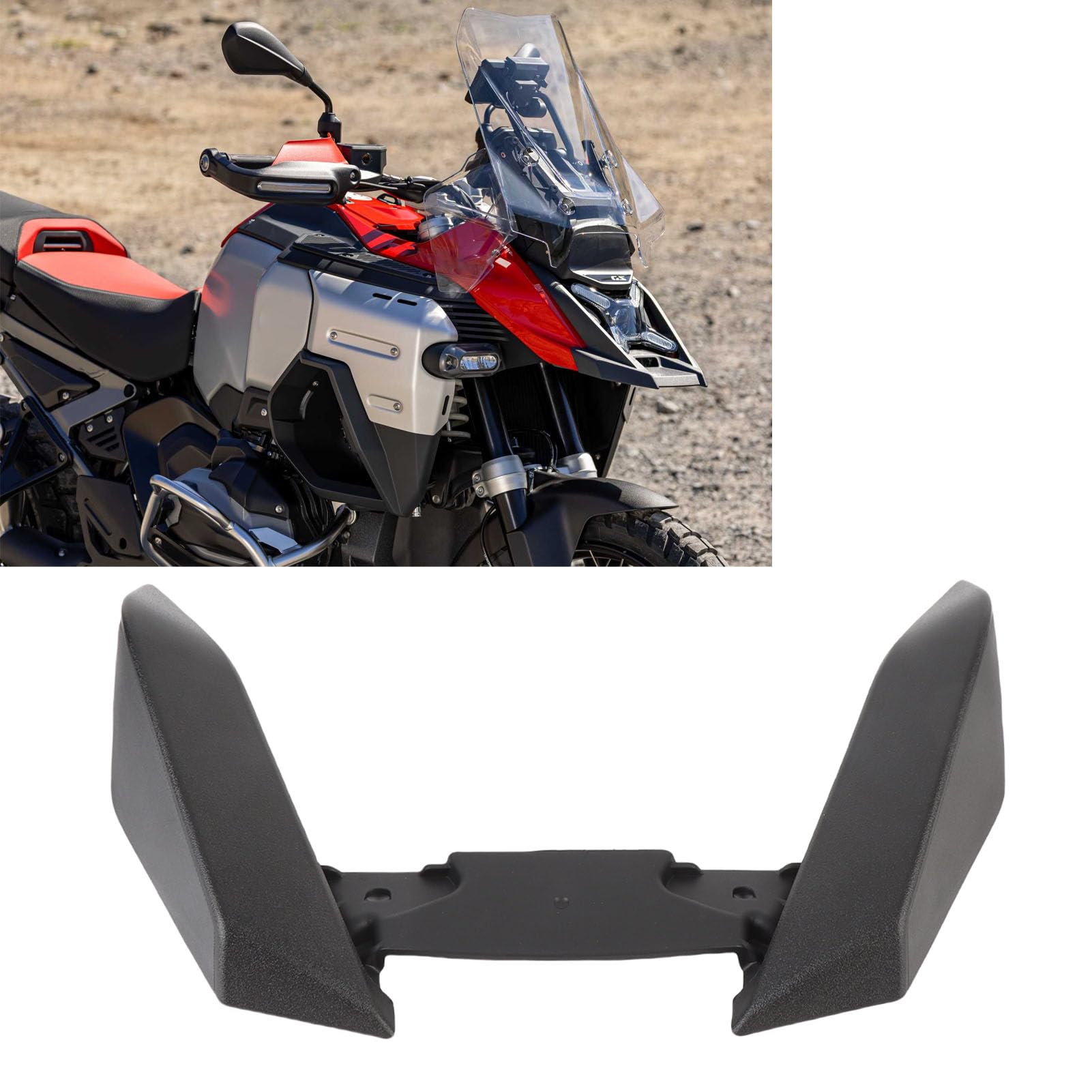 Universelle Motorräder Vordere Spoiler Flügel Dekoration Ersatz für R1300GS 2024-2025 von Aramox