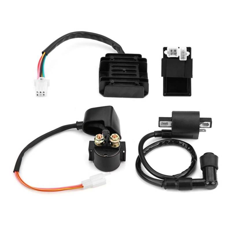 Zündspule CDI Spule Gleichrichter + CDI-Einheit + Gleichrichterregler + Magnet für 150cc 250cc Pit Quad ATV von Aramox