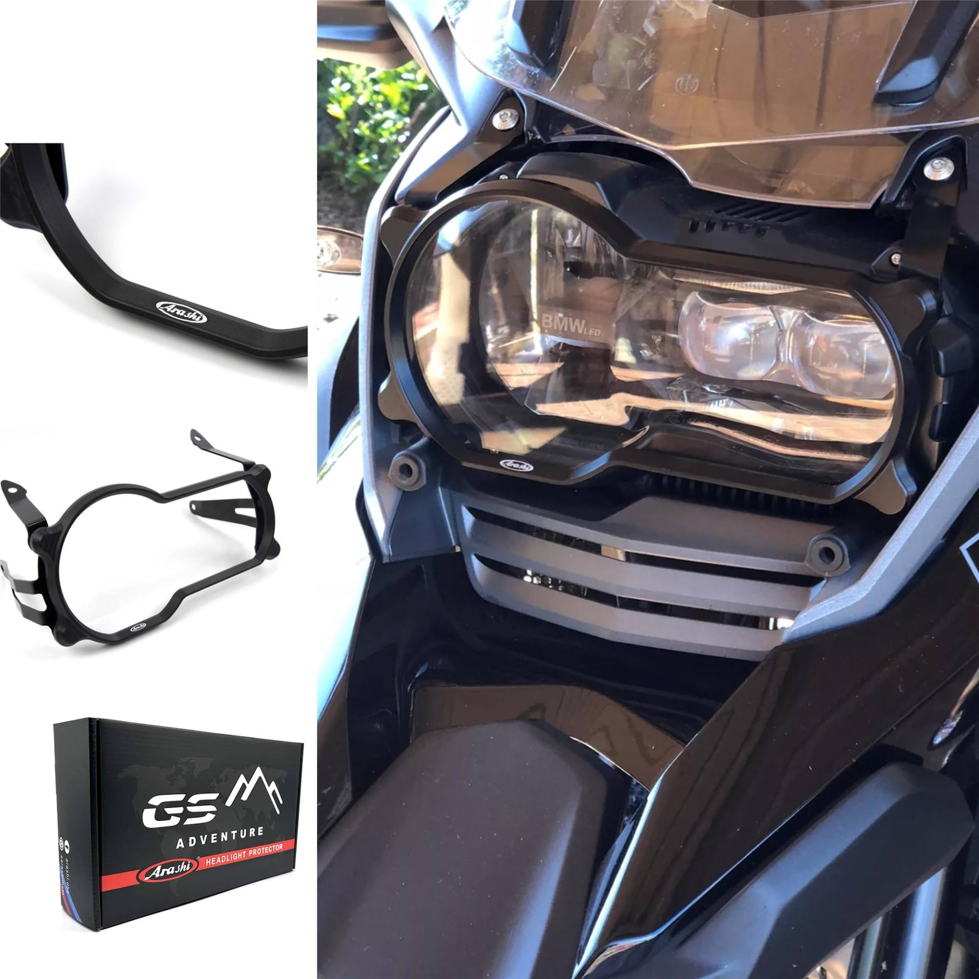 Arashi Scheinwerfer-Schutz für BMW R1200GS 2013–2018 LC 2013–2016 ADV Adventure 2013–2018 Motorradzubehör schwarz GS1200 GS 1200 Arashi Scheinwerfer-Schutz für BMW R1200GS 2013–2018 LC 2013–2016 ADV Adventure 2013–2018 Motorradzubehör schwarz GS1200 GS 1200 von Arashi