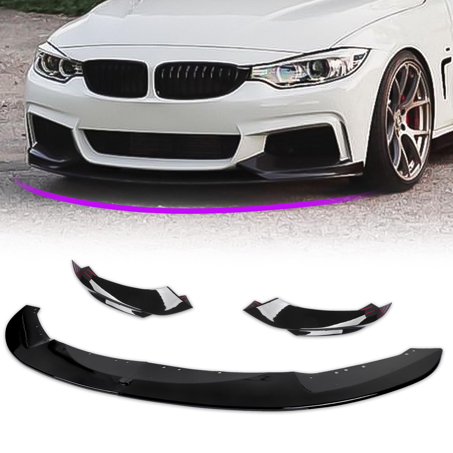 Archaic Frontspoilerlippe kompatibel mit BMW 4 Series F32 F33 F36 M Sport 2014-2020 Lippenspoiler, Splitter Unterkinnspoiler Body Kit 4er M Sport Zubehör Archaic Frontspoilerlippe kompatibel mit BMW 4 Series F32 F33 F36 M Sport 2014-2020 Lippenspoiler, Splitter Unterkinnspoiler Body Kit 4er M Sport Zubehör von Archaic