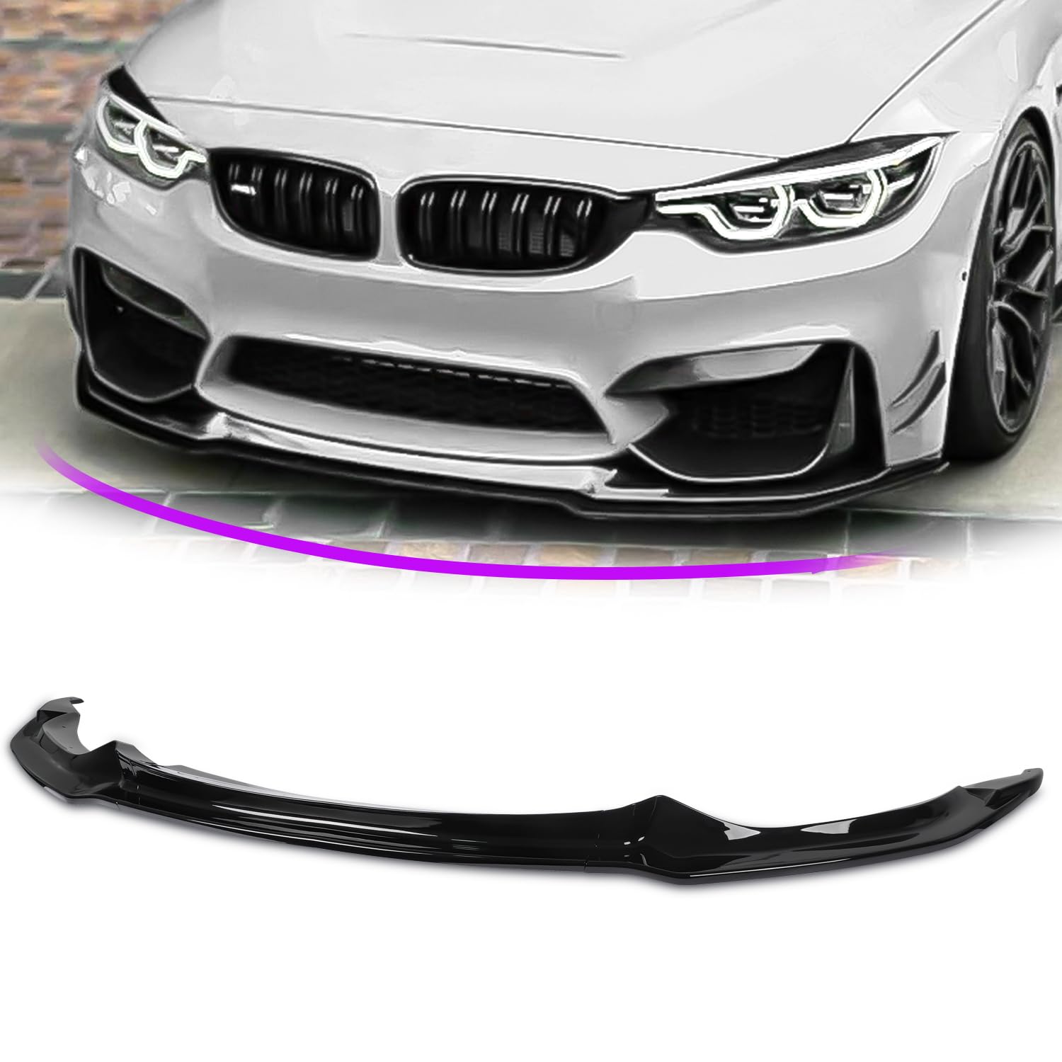 Archaic Frontspoilerlippe kompatibel mit BMW M3 F80 M4 F82 F83 2014-2020 Lippenspoiler, Splitter Unterkinnspoiler Body Kit M3 M4 Zubehör Archaic Frontspoilerlippe kompatibel mit BMW M3 F80 M4 F82 F83 2014-2020 Lippenspoiler, Splitter Unterkinnspoiler Body Kit M3 M4 Zubehör von Archaic