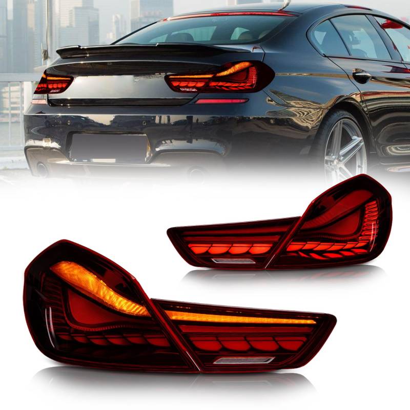 Archaic OLED Rückleuchten kompatibel mit BMW F06 F12 F13 6 Series M6 640i 650i 640d 2011-2018,mit Animation DRL,Mit E-Prüfzeichen von Archaic