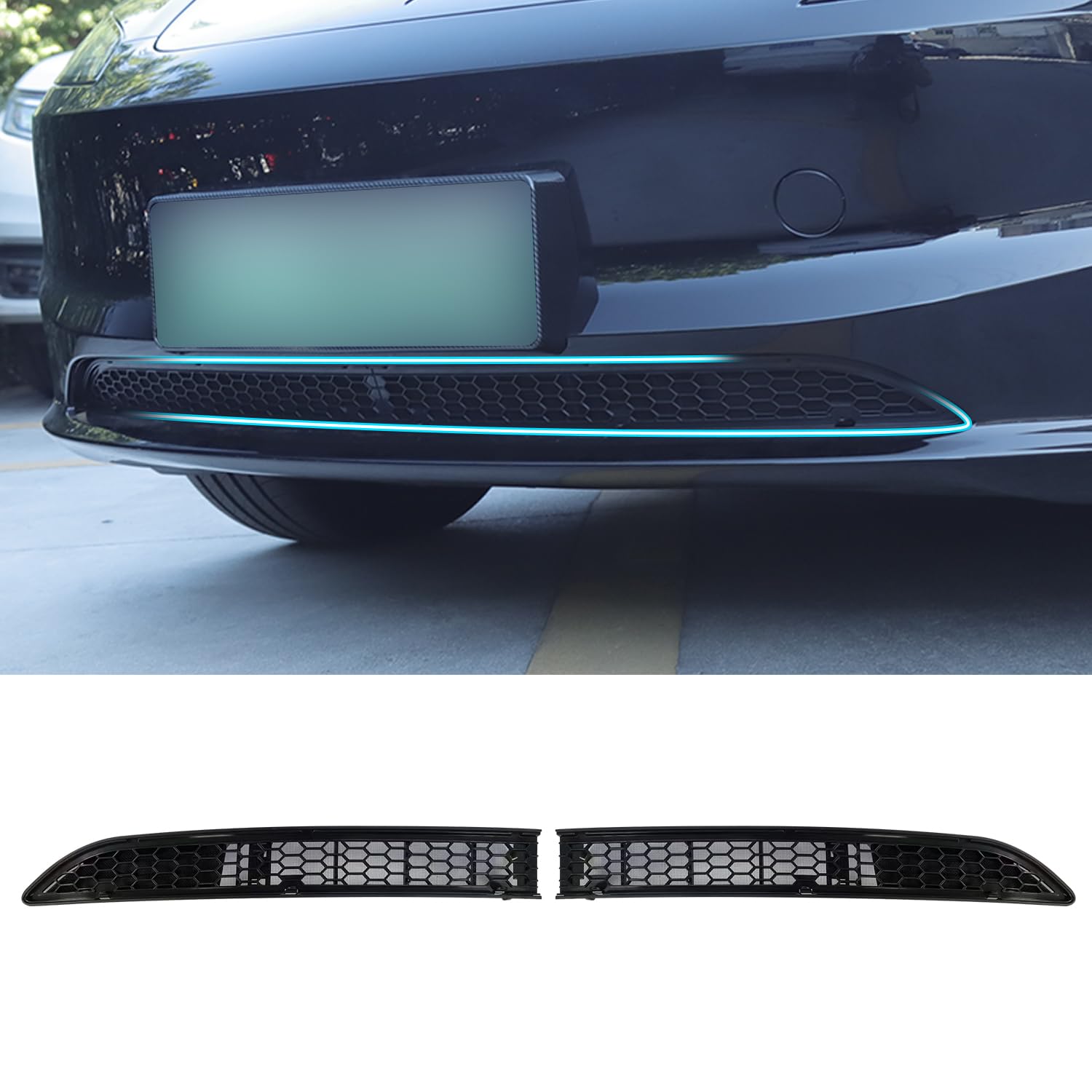 Arcoche Frontgrill-Netzgittereinsätze für Tesla Model 3 2025-2024 Highland, Lufteinlassgitterschutz, Stoßstangengitter-Gitterabdeckung von Tesla Model 3 Zubehör Arcoche Frontgrill-Netzgittereinsätze für Tesla Model 3 2025-2024 Highland, Lufteinlassgitterschutz, Stoßstangengitter-Gitterabdeckung von Tesla Model 3 Zubehör von Arcoche