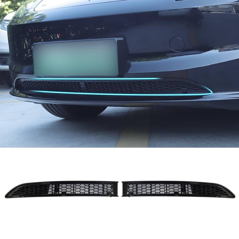 Arcoche Frontgrill-Netzgittereinsätze für Tesla Model 3 2025-2024 Highland, Lufteinlassgitterschutz, Stoßstangengitter-Gitterabdeckung von Tesla Model 3 Zubehör von Arcoche