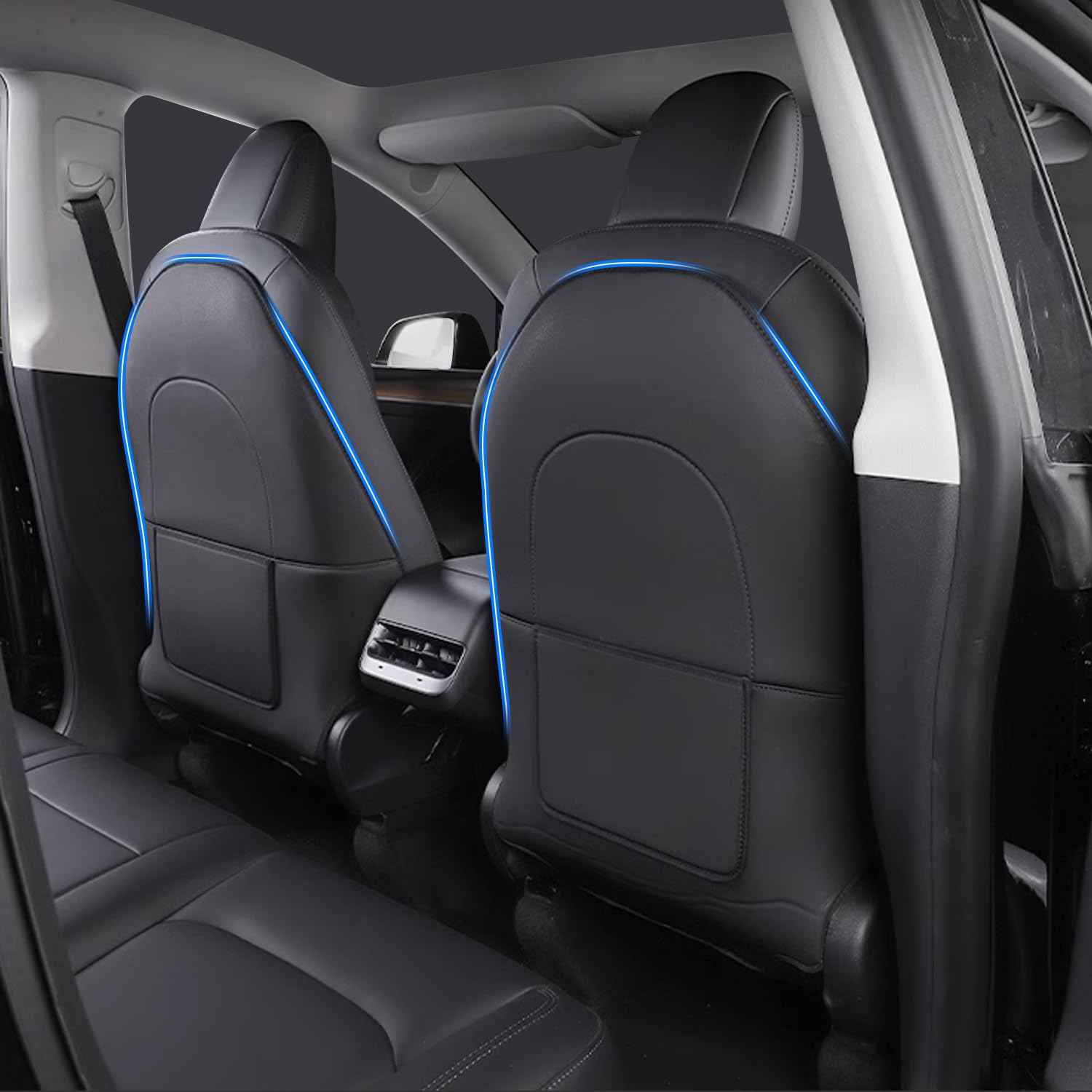 Arcoche Sitzschoner Auto Rückenlehne für Tesla Model Y / 3 / S/X 2PCS, wasserdichte Anti-Kick-Abdeckung für Kindersitze, rutschfest Leicht Zu Reinigen Inkl Aufbewahrungstasche Arcoche Sitzschoner Auto Rückenlehne für Tesla Model Y / 3 / S/X 2PCS, wasserdichte Anti-Kick-Abdeckung für Kindersitze, rutschfest Leicht Zu Reinigen Inkl Aufbewahrungstasche von Arcoche