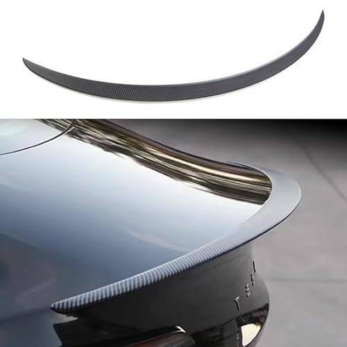 Arcoche Spoiler for Tesla Model 3 Highland, Heckspoiler für Tesla Model 3 Highland, Heckspoilerflügel Performance Heckklappe Heckdeckel für Model 3 Highland Zubehör 2024 (Matte Kohlefaser) von Arcoche