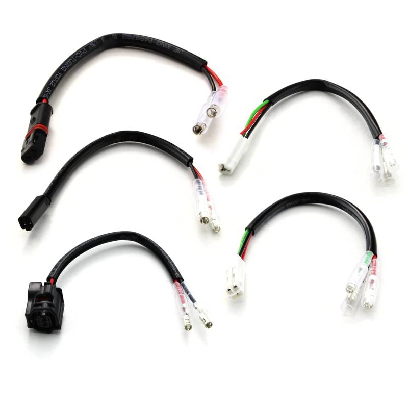 Area1 Motorrad LED Blinker Adapter Kabel Stecker (2 Stück) (kompatibel mit Honda (3 Leitungen)) von Area1