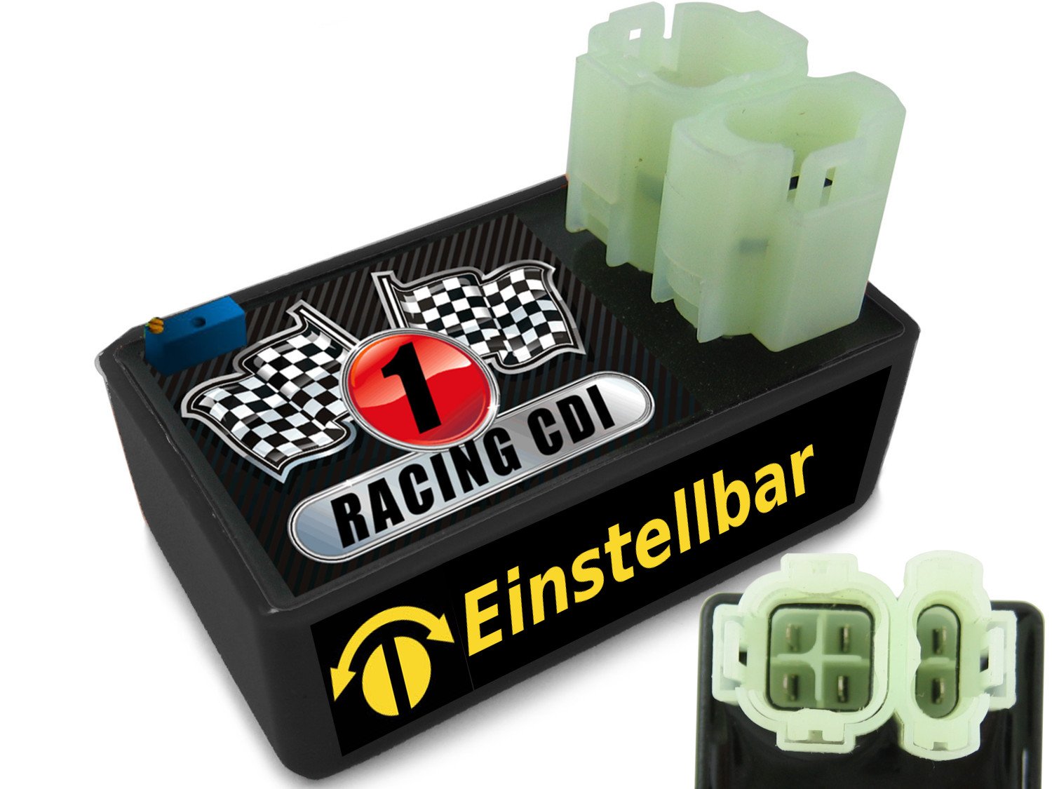 Einstellbare Tuning Racing CDI Flex Tech Retro Firenze 125, Flex Tech Speedmax 125, Flex Tech Topspeed 125 (4Takt) von Area1
