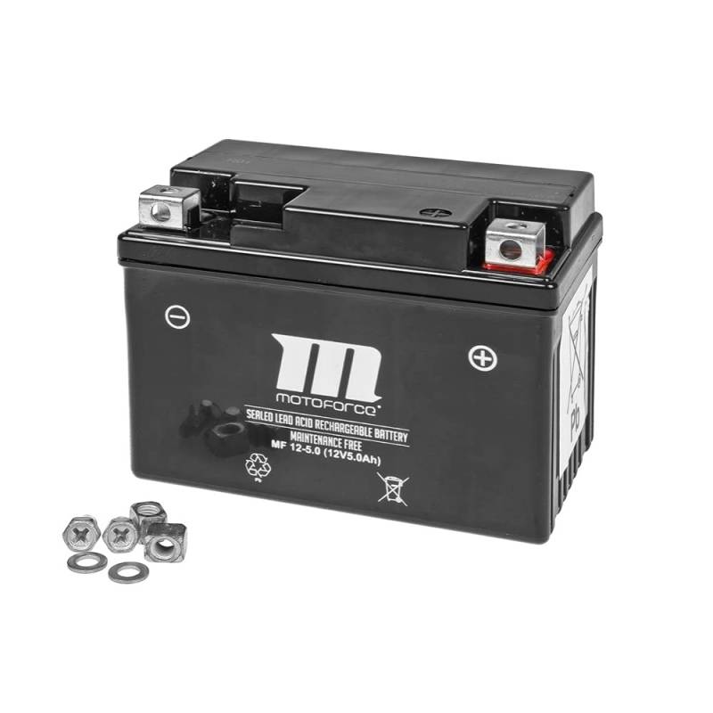 Wartungsfreie Batterie YT4A-3 5Ah P-eugeot Speedfight 4 50 AC Pure, Speedfight 4 50 AC Ice Blade, TKR 50 S1A0KF, Speedfight 4 50 LC (Motoforce) von MOTOFORCE