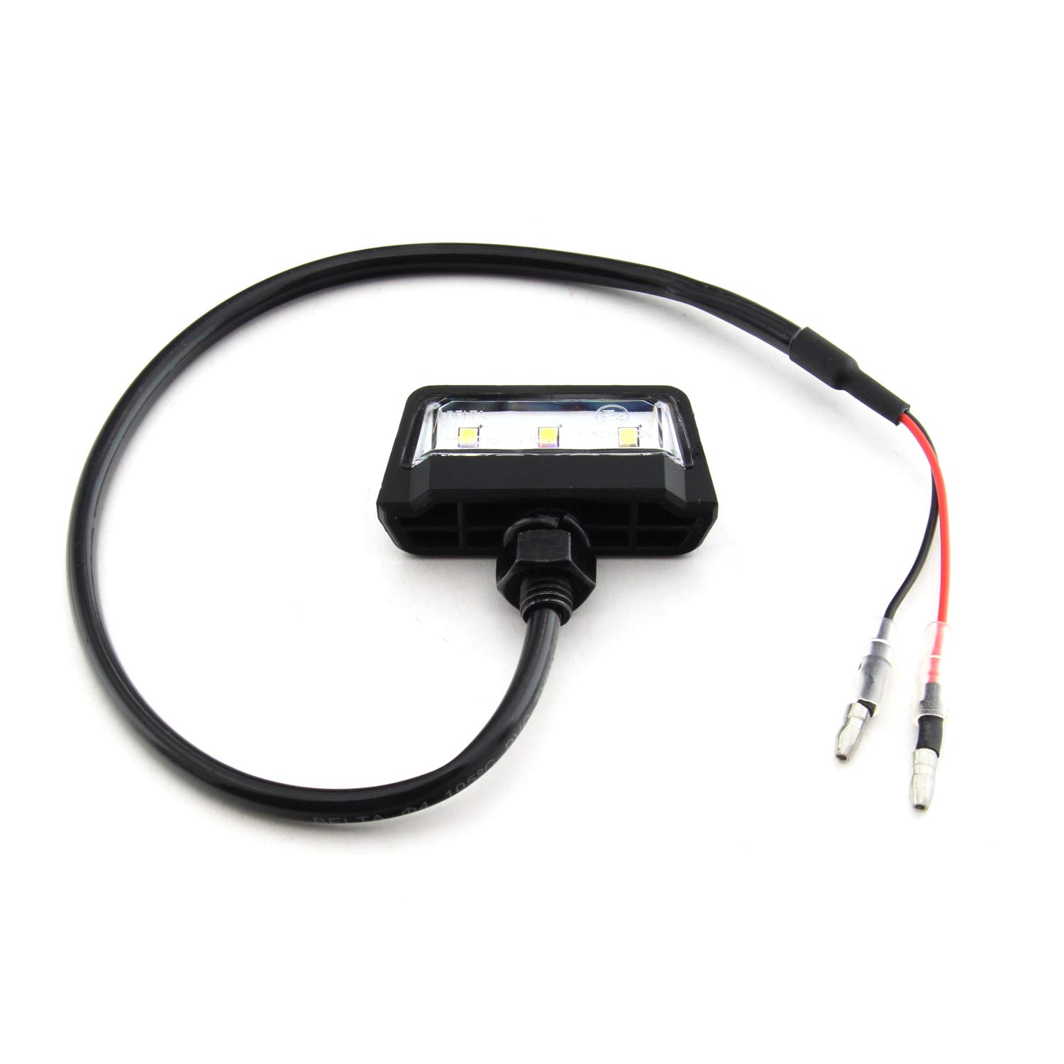 Area1 E Geprüft universal LED Kennzeichen Beleuchtung Motorrad - Quad Roller ATV Wasserfest IP67 Mini Schwarz Super Optik Area1 E Geprüft universal LED Kennzeichen Beleuchtung Motorrad - Quad Roller ATV Wasserfest IP67 Mini Schwarz Super Optik von Area1