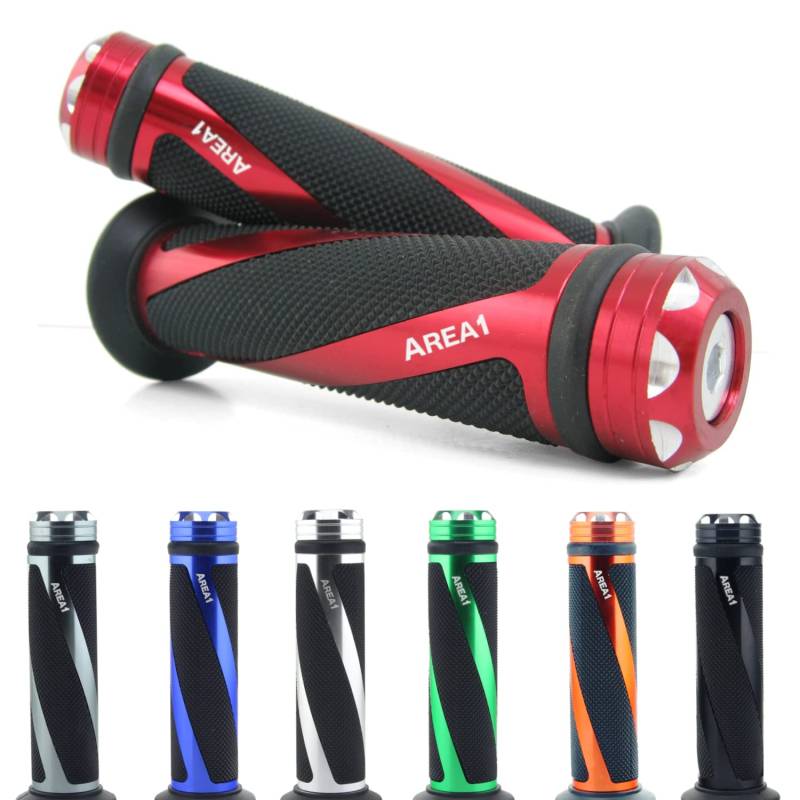 Area1 Lenkergriffe kompatibel mit YZF-R1M / YZF-R6 / YZF-R3 321 / YZF-R125 (Coil/Rot) von Area1