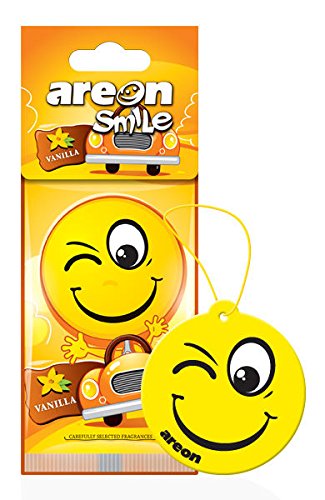 areon Smile Design zum aufh?ngen Auto-Lufterfrischer Vanille (5?St?ck) von Areon Car Parfume