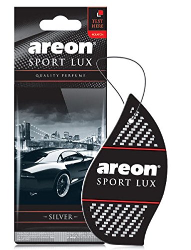 areon Sport Lux Qualit?t Parfum/K?ln Karton Auto-Lufterfrischer Sport Lux silber (5?St?ck) von Areon Car Parfume