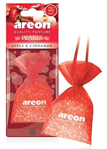 Areon Pearls Auto-Lufterfrischer, Duft Aple und Zimt, hochwertig, für Zuhause, Büro, 3 Stück von Areon Pearls