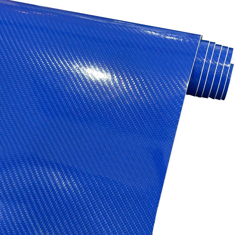 Carbon Folie,Blau,150 X 30cm Selbstklebend Autofolie aus Vinyl,Arespark Auto Schutz Carbon Folie von Arespark